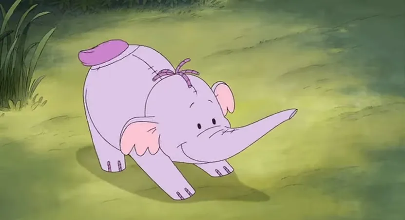 Disney Character Lumpy the Heffalump from Pooh’s Heffalump Movie