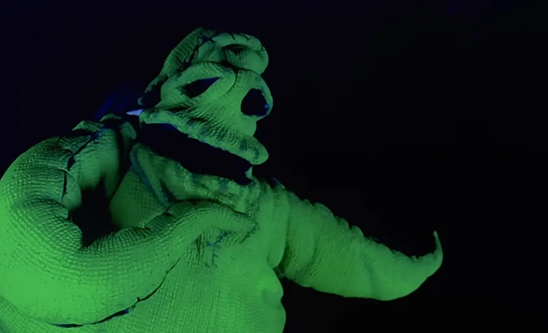 Disney character Oogie Boogie from The Nightmare Before Christmas