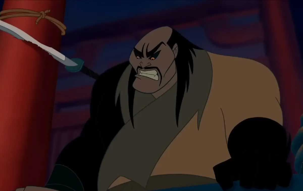 Disney character Shan Yu from Mulan